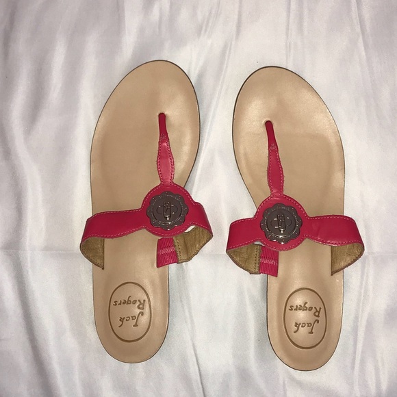 Jack Rogers pink sandals size 8 - Picture 2 of 4